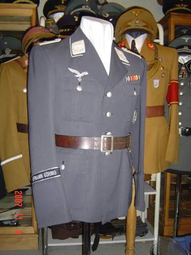 General Goering Wach Batallion tunic and cap