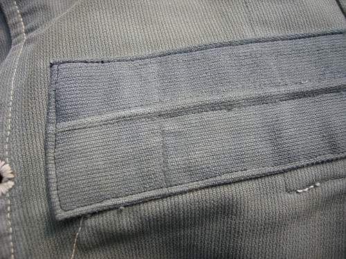 A salty Gebirgsjager Officers moleskin tunic.