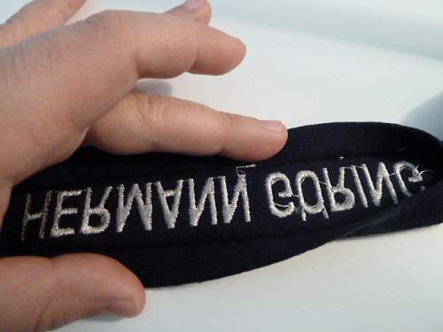 Hermann Goring Regt cuff title