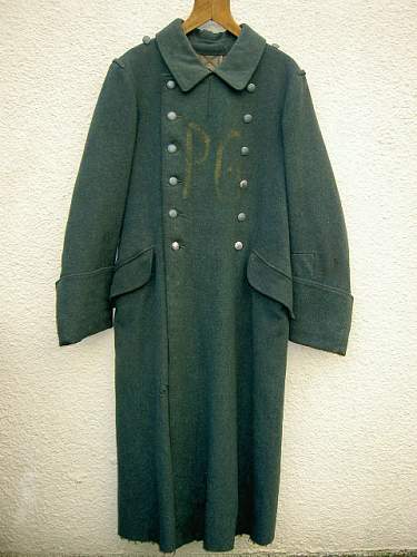 Heer prisoner of war greatcoat stenciled