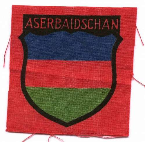 Real or fake armshield.( aserbaidschan)