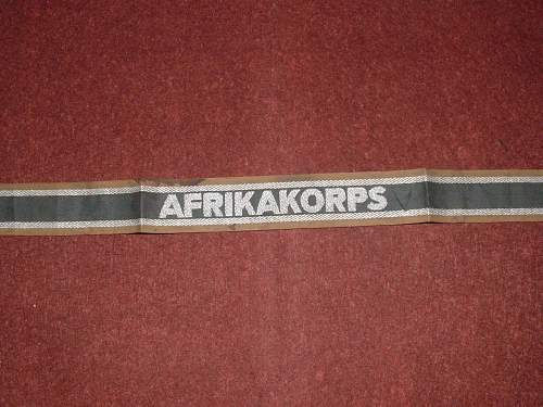 Afrikakorps cufftitle