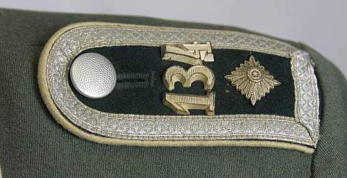 Heer Infanterie NCO's Waffenrock