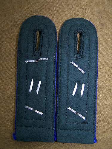 Military Medical Academy or drugstore shoulder boards