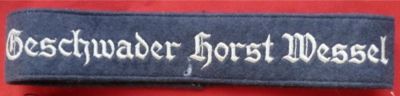 Luftwaffe &quot;Geschwader Horst Wessel&quot; cuff title