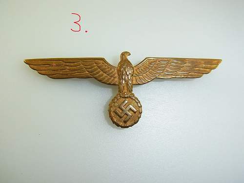 KM summer tunic metal breast eagle