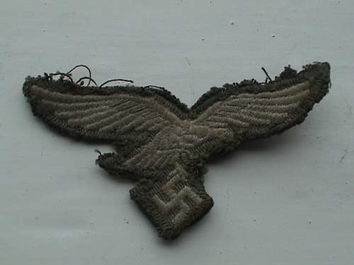 Early Luftwaffe Fallschirmjager jump smock eagle