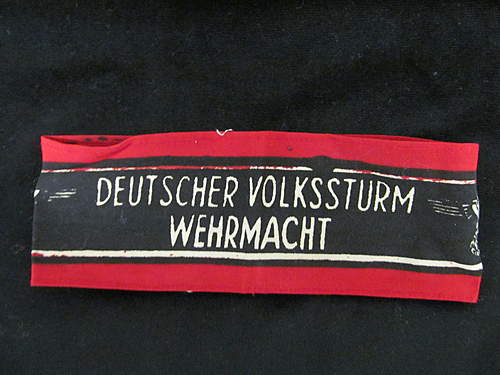 Deutscher Volkssturm Wehrmacht armband