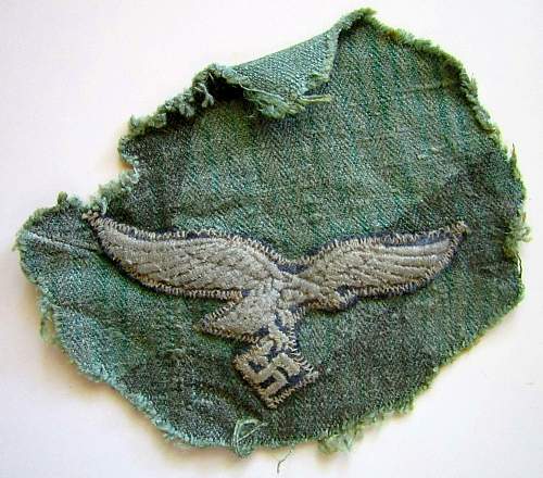 Cut piece from Luftwaffe splinter camo Smock