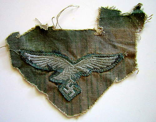 Cut piece from Luftwaffe splinter camo Smock