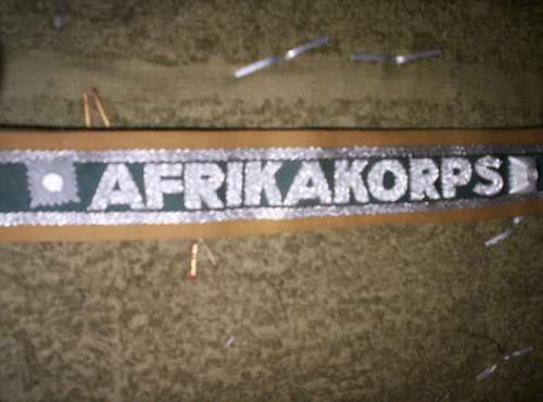 The Afrikakorps cuff title