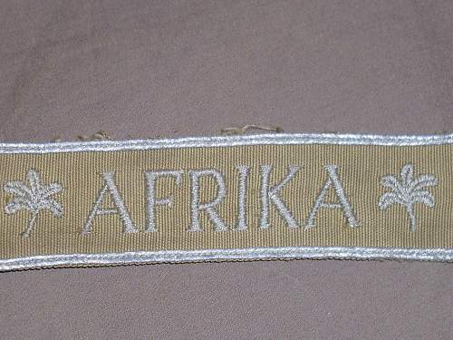 &quot;Afrika&quot; cuff title.....