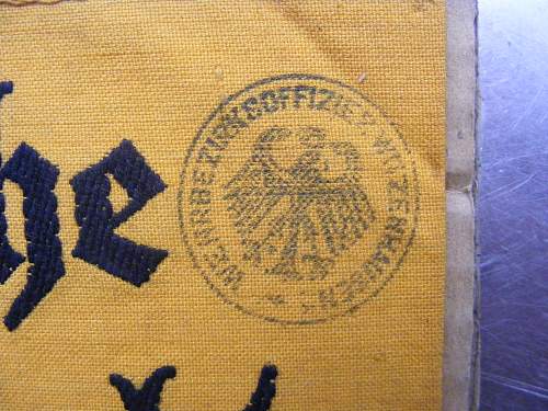 Wehrmacht Armband, Real or Fake??