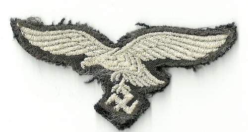 Luftwaffe breast eagle black background ??