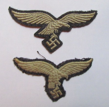 Luftwaffe cloth breast eagles