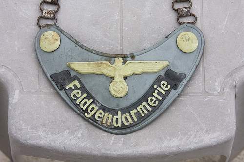 Waffen SS/ Army Field Police Gorget