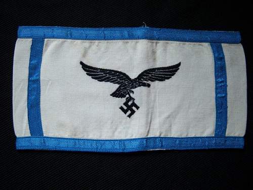 Luftwaffe armband added to collection