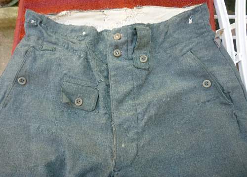 German trousers in bad condition...