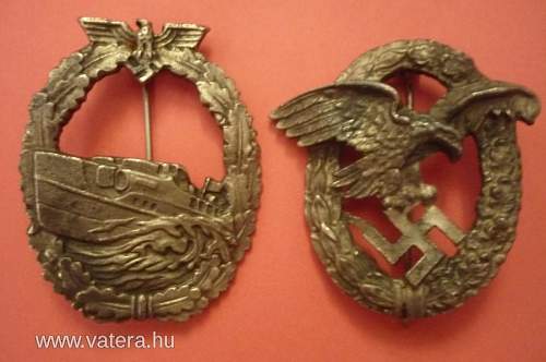 original or fake NAZI insignias, badgets