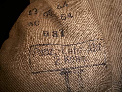 Panzer jacket my Grandfather brought home