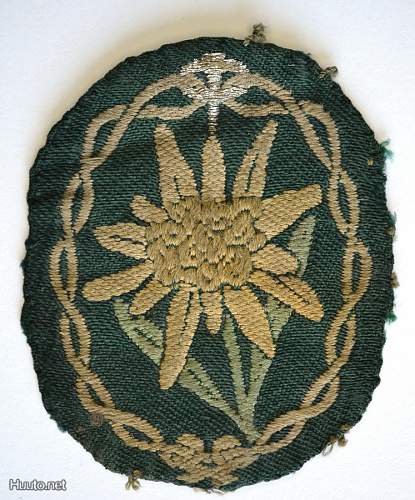 Opinion on worn Gebirgsjäger sleeve insigna