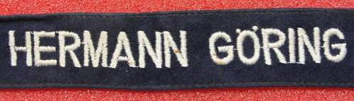 HERMANN GÖRING  Division Cufftitle