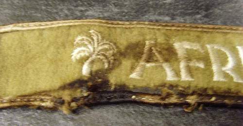 Afrika Cuff Title Blood Stained Tunic Removed