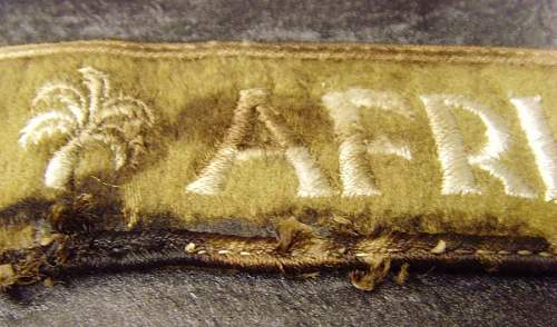 Afrika Cuff Title Blood Stained Tunic Removed