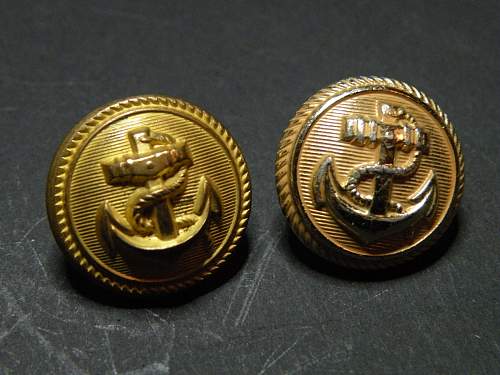 Kriegsmarine buttons