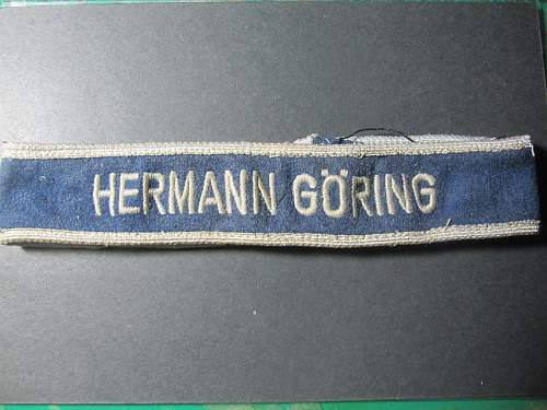 Hermann Goring Division Cufftitle