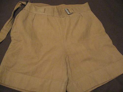 German Heer Tropical (AfrikaKorps) Short Pants