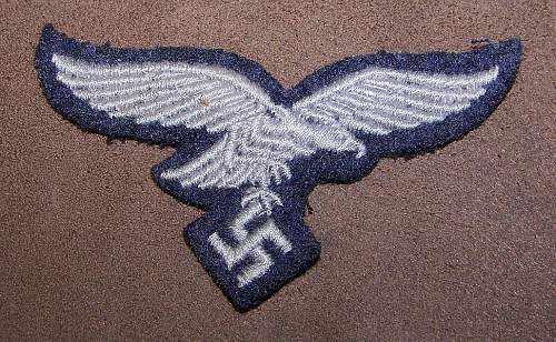 Luftwaffe Cap Eagle for review, cloth.