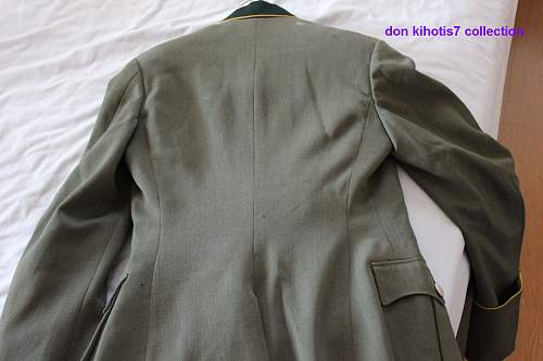 Named Holters Signal Officers Tunic