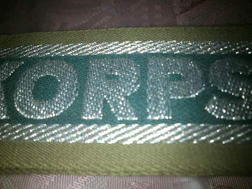 The Afrikakorps cuff title