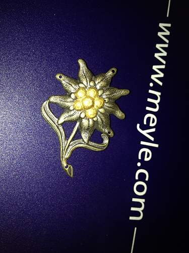 Edelweiss cap insignia