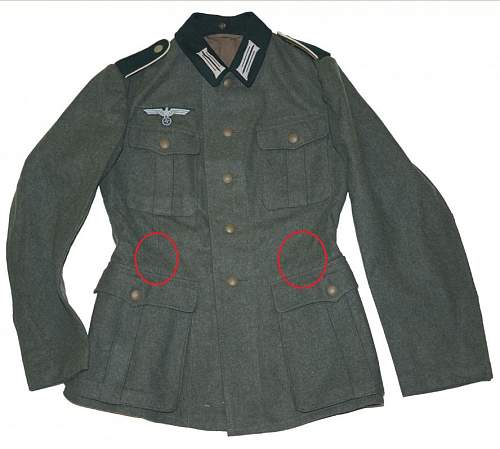 Heer M36 enlisted mans tunic
