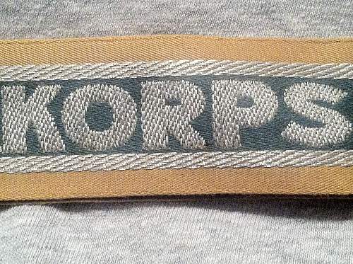 The Afrikakorps cuff title