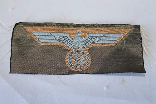 Sleeve eagle insignia Green and blue, Please help to ID