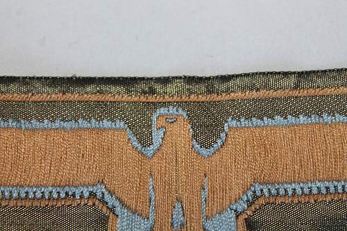 Sleeve eagle insignia Green and blue, Please help to ID