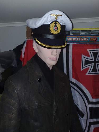 Kriegsmarine leather deck jacket:)