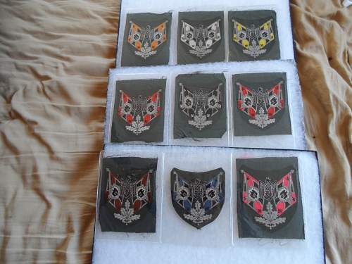 My Collection of Army Standard Bearers Sleeve Shields