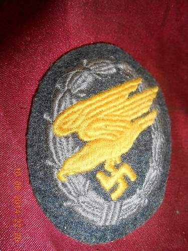 FJ cloth badge... Odd looking!