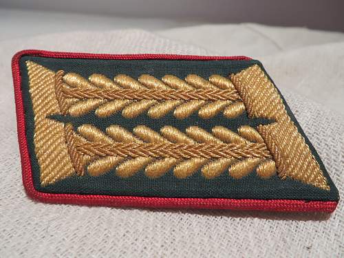 Collar patch from a tunic