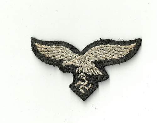 Hg luftwaffe m43 cap eagle ???