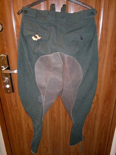 German (?) breeching pants. Military or civil?