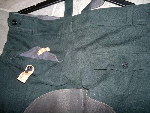 German (?) breeching pants. Military or civil?
