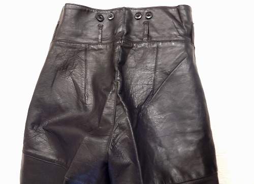 Need opinions on unissued leather Panzer wrap and pants...