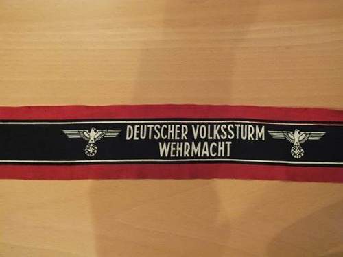 Volkssturm armband