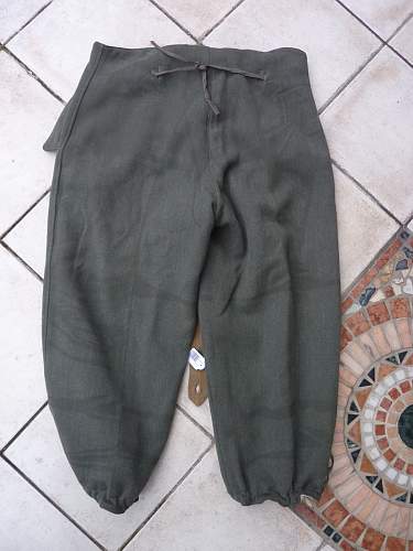 Grey winter reversible trousers