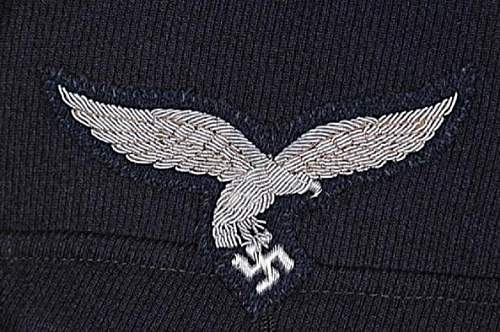 Luftwaffe tuchrock 1943 oberleutnat Sieglin.